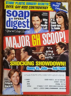 Soap Opera Digest Mar 20, 2012: All Your Favorites: Y&R,GH,DAYS,B&B,OLTL & more - Image 1 of 2