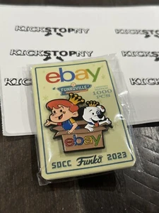 SDCC 2023 Funko Pop! Pin exclusivo de eBay LE 1000 Funkoville - Imagen 1 de 2
