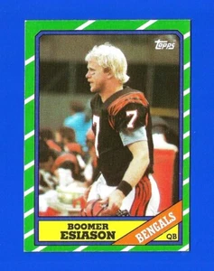 1986 Topps Football #255 Boomer ESIASON RC NEUWERTIG CINCINNATI BENGALS (SB1) - Bild 1 von 2