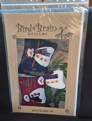 Winter Buddies #137 Bird Brain Designs 2003 Quilt Holiday NEW - Image 1 of 2