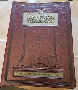 THE AMERICAN RIFLEMAN Magazine 1950 Full Year LOT w/ Faux Leather Binder - Picture 1 of 15