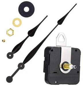 High Torque Long Shaft Clock Movement Mechanism Clock Replacement Clock Black - Picture 1 of 7