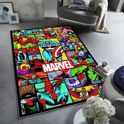 Marvel rug, Avanger rug, Superhero Rug Cartoons Rug, Kids room rug - Image 1 of 4