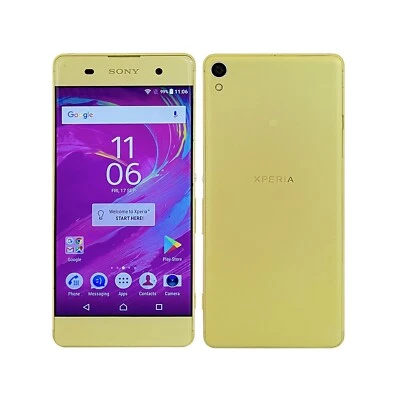 Sony Xperia XA F3113 Android Mobile Phone 16GB Smart phone Lime Gold UK Unlocked - Image 1 of 4