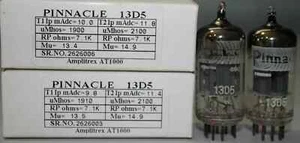 13D5 ECC82 12AU7 PINNACLE Made in USA Amplitrex Tested 1 MP #2626006 2626003 - Picture 1 of 8