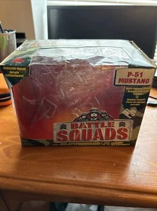 1997 Galoob Battle Squads P-51 Mustang Aircraft BOX ONLY, No Toy - Picture 1 of 6