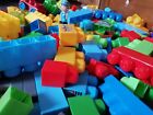 Mega Bloks Blox Block Assorted  Over 260 Piece Inc Pull Along Cart Truck Toy 