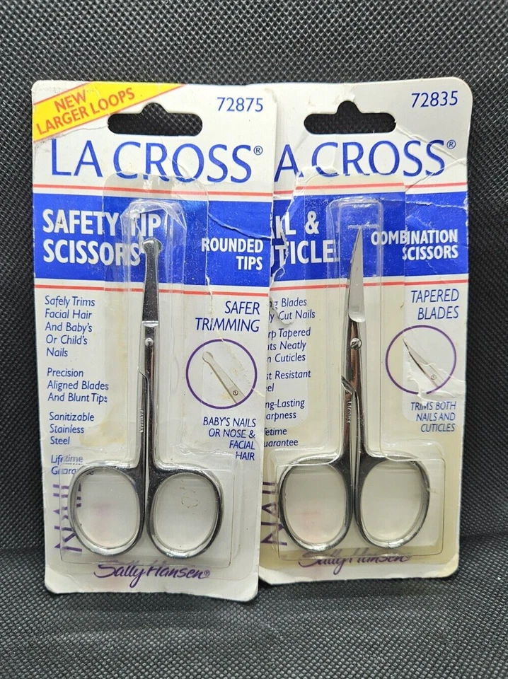 Tijeras para uñas y cutículas LA CROSS 72835/72875 (embalaje dañado) - LOTE DE 2 Foto 1 de 1