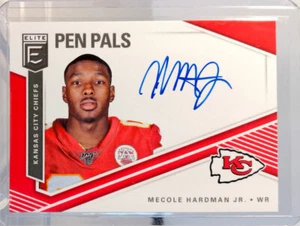 2019 Elite - Mecole Hardman Jr Pen Pals RC Auto Blue Ink SP - Kansas City Chiefs - Bild 1 von 2