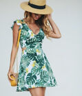For love And lemons tropical green leaf cut out Dress S $250