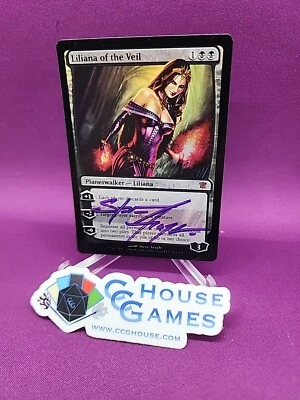 MTG Liliana Of The Veil Foil Avacyn Restored AVR Signed Steve Argyle *CCGHouse* - Image 1 of 4