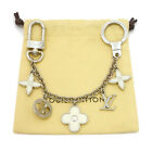 Authentic LOUIS VUITTON Chain Fleur De Epi Bag Charm Key Holder M65110 #S408023