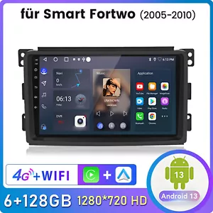 Android 13 Für Smart Fortwo 451 2005-2010 Autoradio GPS Navi Apple Carplay WIFI - Bild 1 von 15