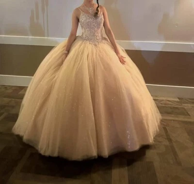 quinceanera dress Champagne Color - Image 1 of 4