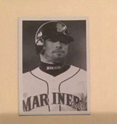 Upper deck 2008 Goudey baseball Black and White Ichiro Error Out card. #260 Rare - Imagem 1 de 2