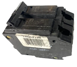 30A GE THQL2130 Circuit Breaker 30 Amp 2 Pole 10kA@120/240V Internal Common Trip - Picture 1 of 16