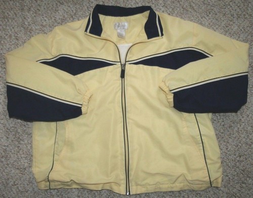 VETEMENTS Giacca Gialla Blu Cappotto Studio Works Donna Petite Large PL Foderata Atletica JKT30