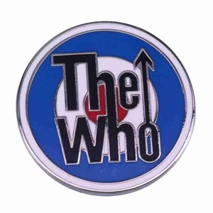 THE WHO PIN Music 60s Rock n Roll Band Gift Enamel Lapel Brooch - Picture 1 of 3