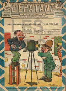 L'épatant N° 708 de 1922 couverture Louis FORTON pieds nickelés - Foto 1 di 1