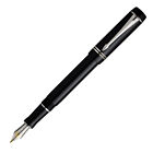 Parker Duofold Fountain Pen  Black Demi 18K Gold Medium Pt New In Box 1741927