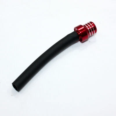 RED Gas Fuel Petrol Tank Cap Breather Hose PIT PRO Trail Quad Dirt Bike ATV - image 1 of 3