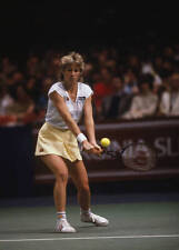 Chris Evert Lloyd Swings 1980s Tennis Photo