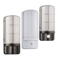 Wall Light Black / White Outdoor 7 Watt LED Photocell / PIR Sensor Traditional