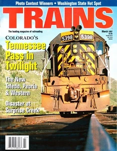 TRAINS 3/97 TP&W, COLORADO TENNESSEE PASS, SURPRISE CREEK, EDMONDS WA, L&N CSX  - Picture 1 of 2