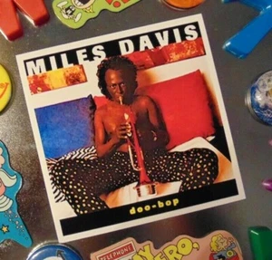 MILES DAVIS Jazz Trumpet Album Fridge MAGNET Gift Musician Composer - Picture 1 of 6