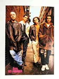BUSH / GAVIN ROSSDALE / BAND MAGAZINE FULL PAGE PINUP POSTER CLIPPING (3) - Picture 1 of 2