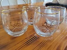 Bumbu Rum Crossbones Lowball Cocktail Glasses ~ Set of 4
