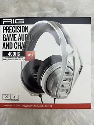 RIG 400HC Precision Game Audio Performance Gaming Headset - White - Image 1 of 4