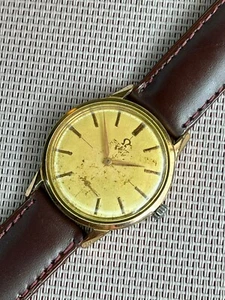 Omega Seamaster 30 Handaufzug Cal.269 Gold Dial Uhr Herren Ref 125.003-62 - Bild 1 von 12