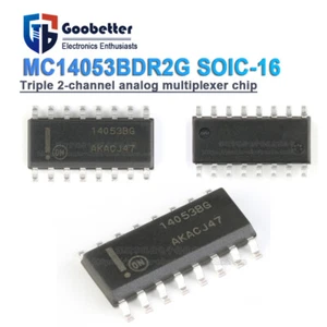 Chip IC multiplexer analogico triplo 2 canali originale MC14053BDR2G SOIC-16 - Foto 1 di 6