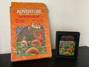 Atari 2600 ADVENTURE Cartridgge with 1st Edition Box Rare!! - Picture 1 of 5