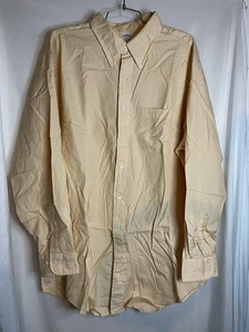 Brooks Brothers Oberhemd Herren 18-4/5 gelb Streifen LS Knopfleiste Slim Fit - Bild 1 von 10