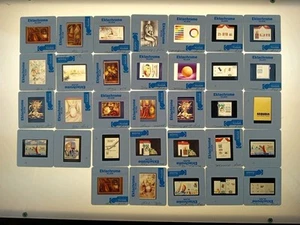 Lote De 33 Diapositivas De Colección Arte Y Publicidad Kodachrome Ektachrome - Imagen 1 de 5