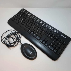 Teclado Inalámbrico Microsoft Modelo 1000 1356 Receptor USB PC Laptop Escritorio - Imagen 1 de 12