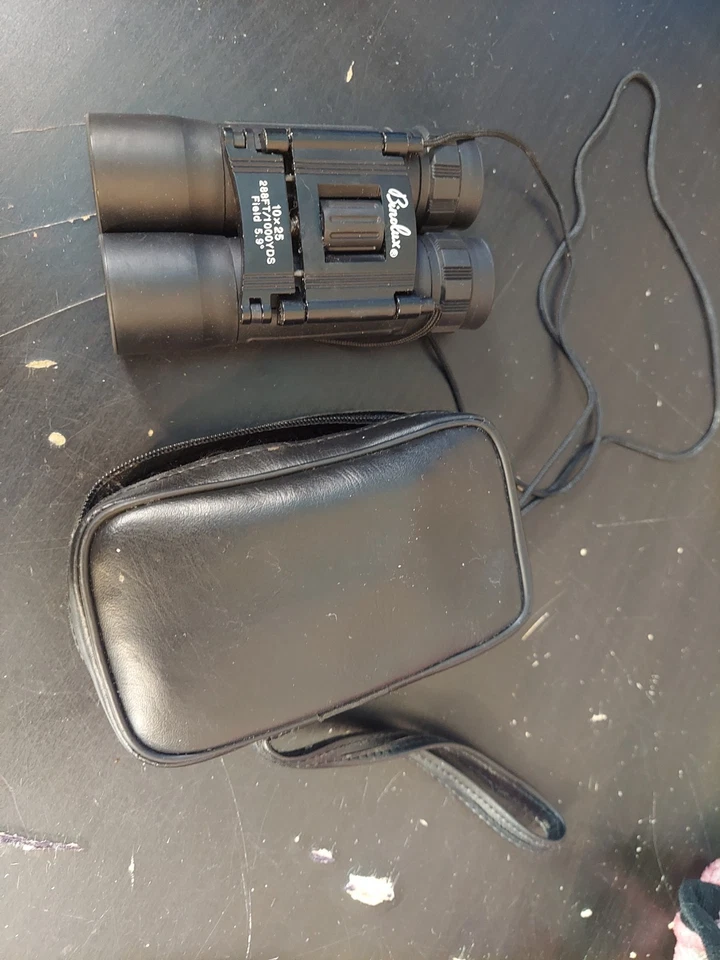 Binolux Black 8 X 21 Field 7° 392ft at 1000yds Compact Prismatic Binoculars Pj - Image 1 of 3