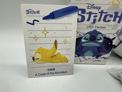 Figuras de la serie Little Emotions de Disney Stitch Pop Mart (un caso de los lunes) Foto 1 de 3