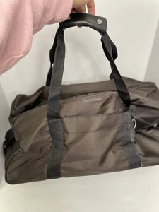 Calvin Klein Duffel Bag, Black with Logo B23 - Picture 1 of 19