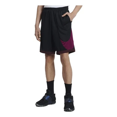 Pantalones Cortos de Baloncesto Nike DRI-FIT DH6763-011 Negros Para Hombre Talla Pequeña Mediana Grande Foto 1 de 4
