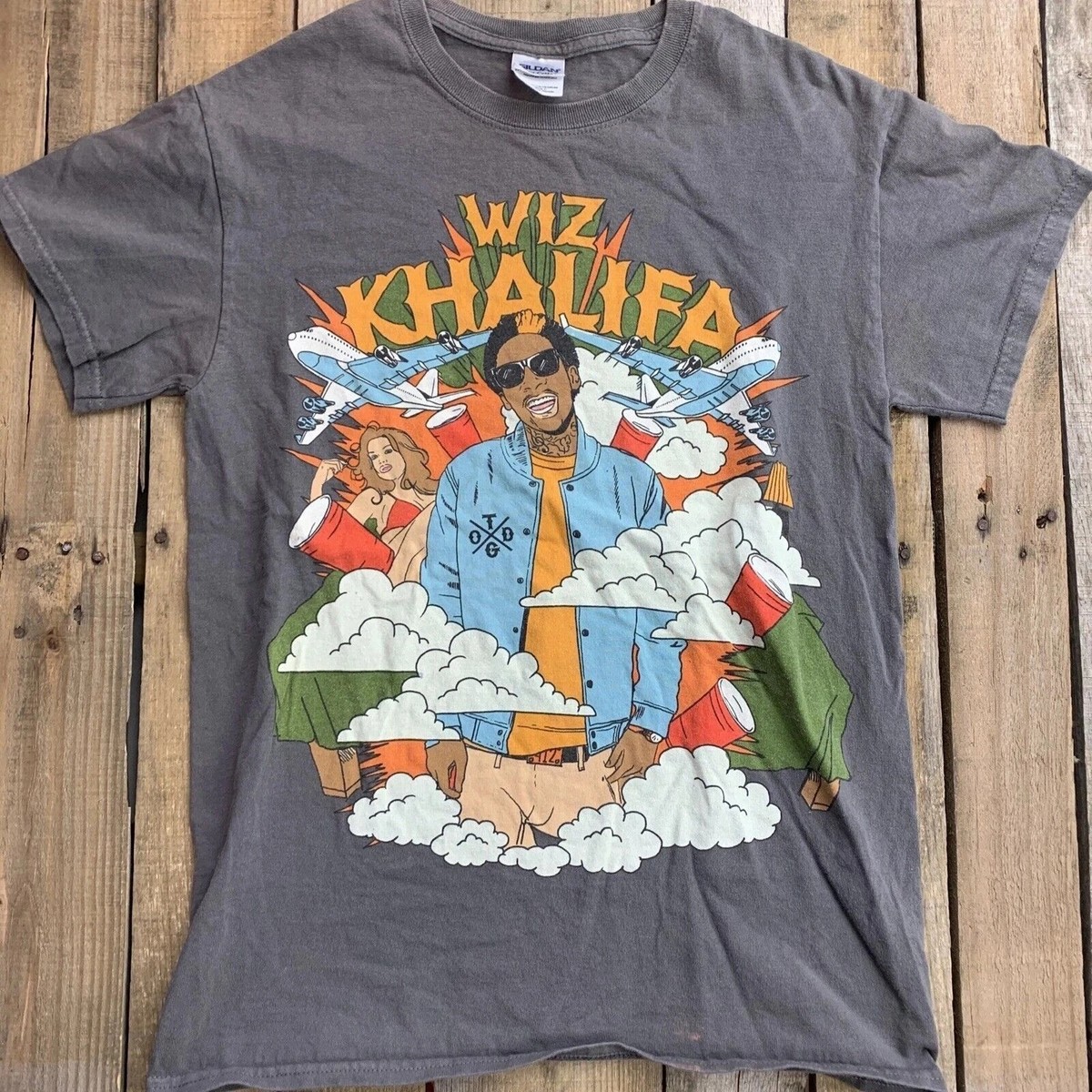 【希少】Wiz Khalifa Tシャツ I'M ON MY LEVEL 赤 wiz khalifa products for sale | eBay