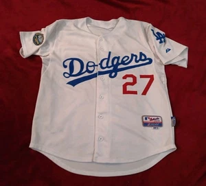Maglia Matt Kemp #27 usata - Dodgers Stadium 50° anniversario - Majestic taglia 52 - Foto 1 di 10