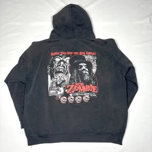 VTG 2005 Rob Zombie 20 Years Zombie Hoodie Sweatshirt Adult XL - Picture 1 of 11