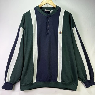 Vintage Bugle Boy Sweatshirt Men's XL Green Pullover - Image 1 of 4