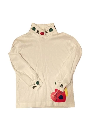 Vintage Hartstrings Girls Turtleneck Top Equestrian Horse Dressage Sz 5 NWT - Image 1 of 4