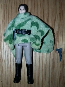 Figurine Star Wars Leia Organa (Combat Poncho) LFL 84 no COO Vintage Kenner B-19 - Imagen 1 de 4