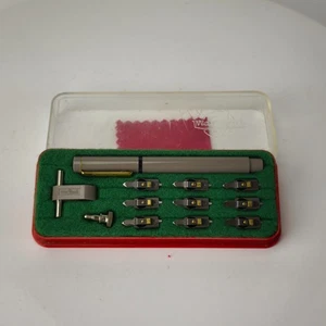 Vintage Calligraphy Set MARKANT 100 Graphos Dip Pen 9 Nibs Drawing Drafting#6114 - Picture 1 of 16