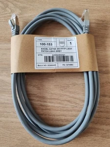 Cable Ethernet CAT6a - 3m - Cable de conexión - Gris - [F/FTP LSOH] (17 paquetes) Nuevo. - Imagen 1 de 2